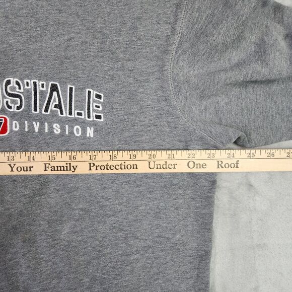 Vtg Aeropostale Sweatshirt Mens M Spellout Cyber Y2k Embroidered Chunky Retro - Picture 7 of 8